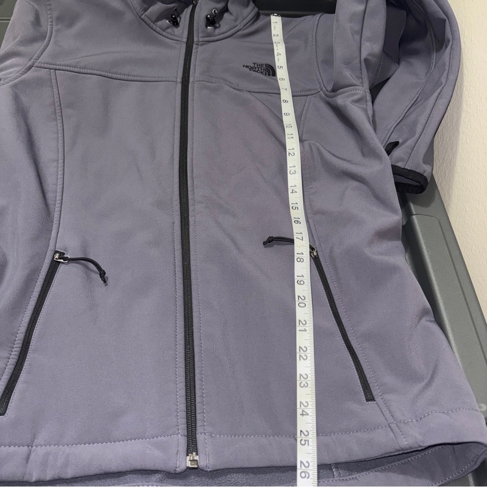 The North Face Womens Softshell Hooded Jacket Full Zip Size L - Picture 7 of 9